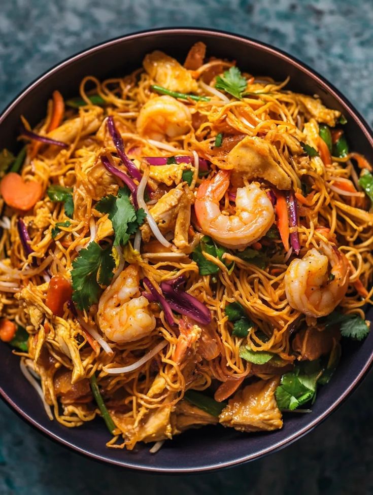Chicken Singapuri Noodles
